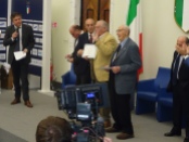 21_Palazzo del Coni - Premiazione Campioni Olimpici - Guerrini e Gionta (Pallanuoto) (09-01-20) (2)